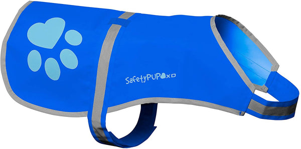 SafetyPUP XD - Protect Your Best Friend. Hi-Vis Fluorescent, Reflective Dog Vest Provides Crucial Visibility Helping You Safeguard Your Pet from Cars & Rural Accidents, On or Off Leash