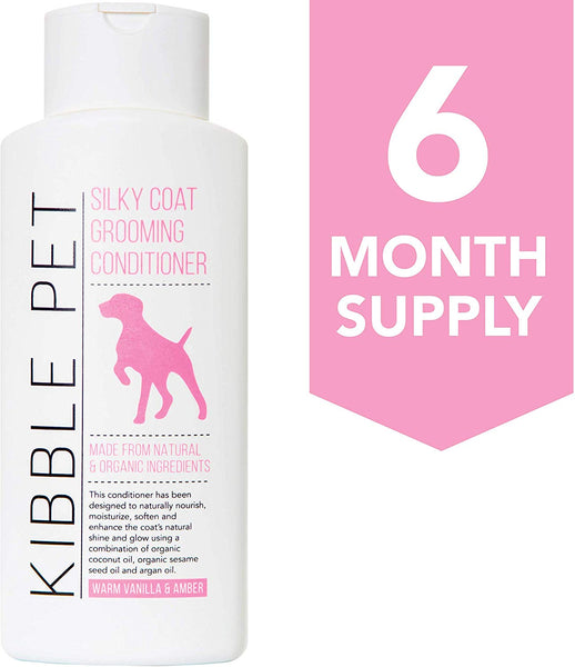 Kibble Pet Salon Quality Dog Conditioner Hypoallergenic | Made with Natural and Organic Ingredients | 6 Month Supply | Made in The USA | 13.5oz