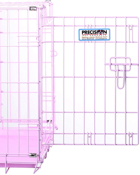 Precision Pet "ProValu," Double Door Dog Crate Pink