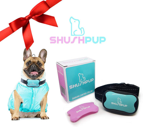 Doza Pet Products Shushpup | Dog Collar | Barking Control Collar | 2 Colored Plates | Extra Battery