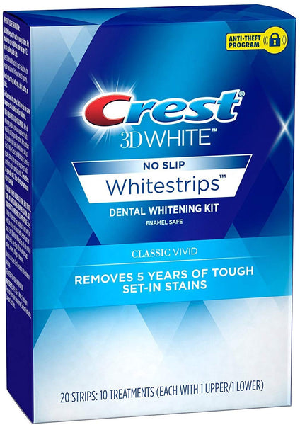 Blanqueador De Dientes White Tratamiento - 24 Tiras De Blanqueamiento Dental De Crest 3D - Quita Hasta Las Manchas Mas Dificiles De Los Dientes - Luce Una Sonrisa Mas Blanca