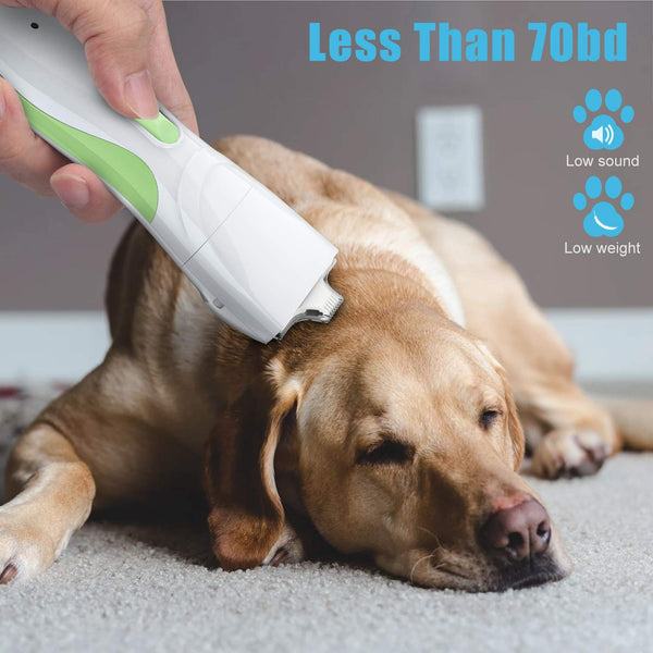 TURN RAISE Professional Dog Grooming Clippers,Washable Dog Shaver Clippers Low Noise Rechargeable Electric Quiet Dog Hair Clipper with Detachable Ceramic Blade for Dogs and Cats,Eyes,Face,Ears,Paw