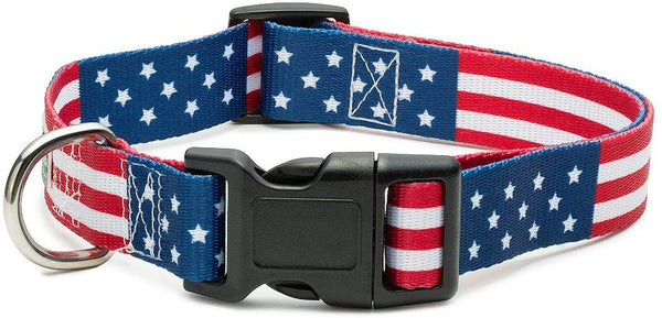 American Flag Dog Collar in 5 Different Sizes