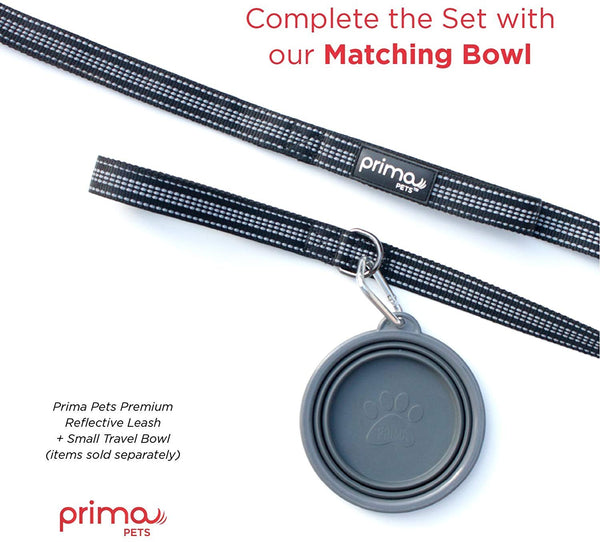 Reflective Dog Leash with Soft and Thick Padded Double Handles, Premium Heavy Duty Nylon Leash with Thick Neoprene Ergonomic Dual Handles for Ultimate Control Safety Training Durable Traffic Handle- 2 Handles - Available in 4 feet or 6 feet