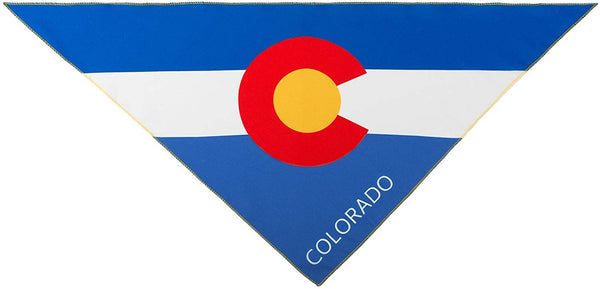 Colorado Flag Dog Bandana in 2 Sizes