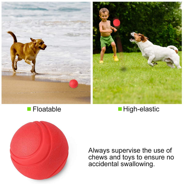 Slopehill 5 Interactive Dog Toys Balls for Small Medium Large Dogs, Dog Puzzle Toys for Boredom, Durable Squeaky Balls IQ Treat Ball Dog Chew Toys, Nontoxic Bite Resistant Toy Balls Treat Dispenser