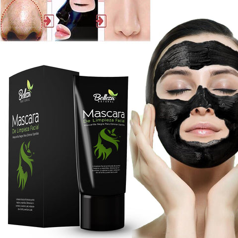 Mascara De Limpieza Facial Profunda Para Eliminar Espinillas - Mascarilla Negra De Purificacion Facial - Mascara De Barro Para La Cara