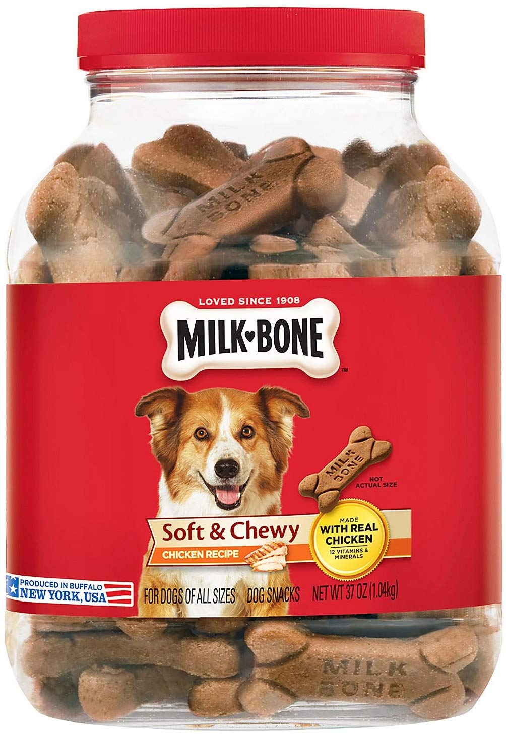 Milk-Bone Soft & Chewy Dog Snacks - Chicken Recipe (37 oz., 2 pk.)