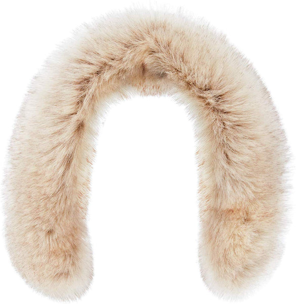 Futrzane Faux Fur Trim For Hood Replacement - Like Real Fur - Buttons Included