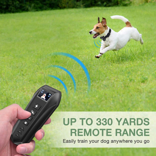 Dog Training Collar with Remote - Dog Shock Collar with 3 Training Mode, Beep, Vibration and Shock, IPX6 Waterproof, Up to 1000 ft Remote Range,Shock Collar for Small Medium Large Dogs