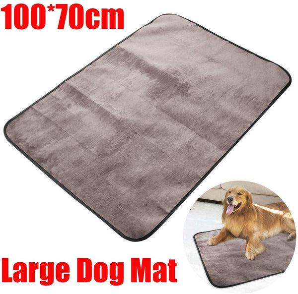 UEETEK Pet Dog Blanket, Waterproof Pet Mat for Dog Cat Indoor Outdoor Lawn Use, with Shoulder Bag, 100cm x 70cm