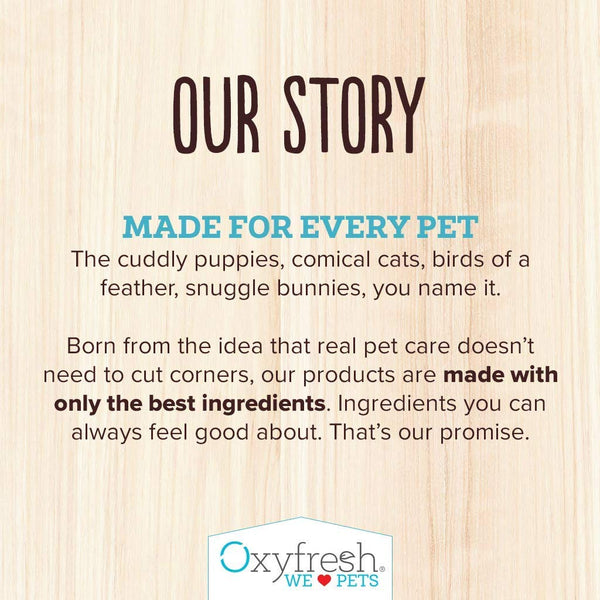 Oxyfresh Premium Pet Dental Care Solution: Best Way to Eliminate Bad Dog Breath & Cat Breath - Fights Tartar, Plaque & Gum Disease! - So Easy, just add to Water! Vet Recommended!