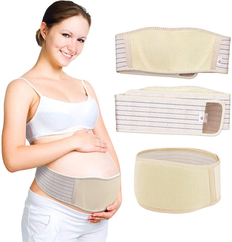 Belly Band for Pregnancy - Maternity Belt for Pelvic and Lower Back Support - Abdominal Binder to Alleviate Back Pain During Pregnancy