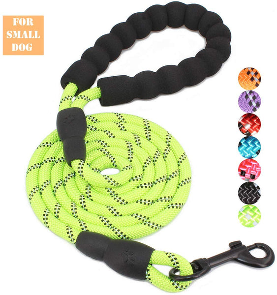 BAAPET 5 FT Strong Dog Leash with Comfortable Padded Handle and Highly Reflective Threads Dog Leashes for Medium and Large Dogs