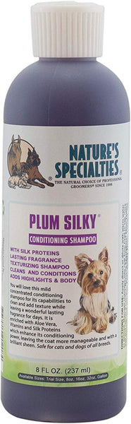 Nature's Specialties Plum Silky Pet Shampoo for Dogs and Cats