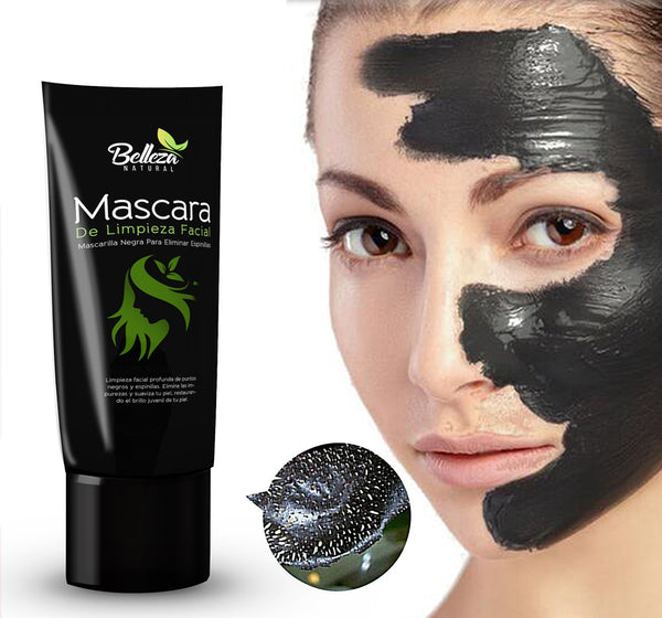 Mascara De Limpieza Facial Profunda Para Eliminar Espinillas - Mascarilla Negra De Purificacion Facial - Mascara De Barro Para La Cara