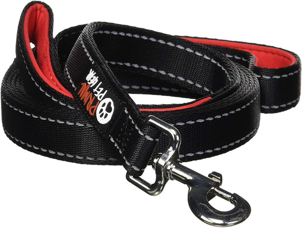 Primal Pet Gear Dog Leash 8ft Long - Traffic Padded Two Handle - Heavy Duty - Double Handles Lead for Control Safety Training - Leashes for Large Dogs or Medium Dogs - Dual Handles Leads