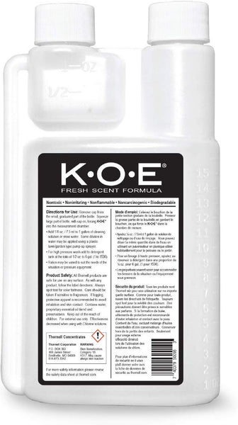 Thornell KOEFS-P K.O.E Kennel Odor Eliminator Fresh Scent Concentrate