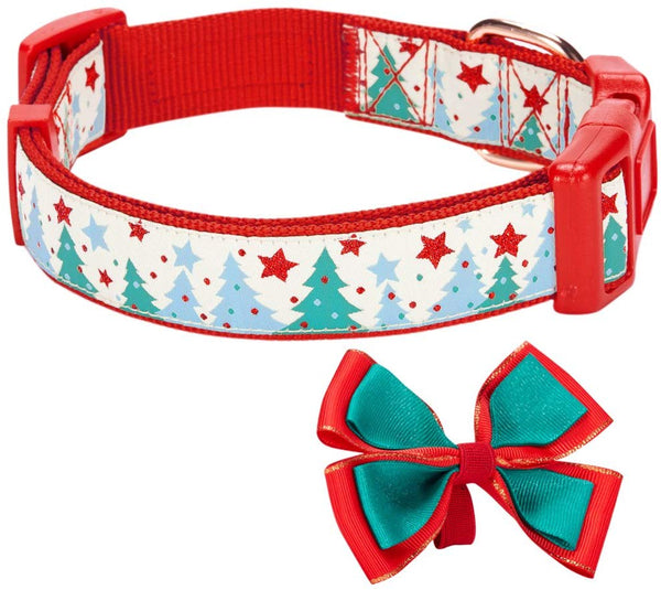 Blueberry Pet 20+ Patterns Christmas Festival Dog Collar Collection - Collars and Accessories for Dogs, Matching Lanyards for Pet Lovers