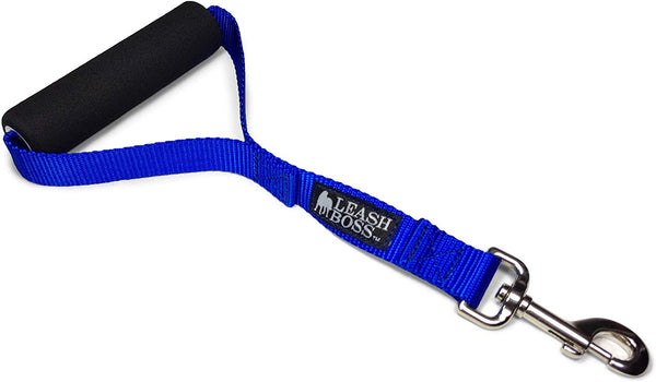 Leashboss Traffic Handler - Short Dog Leash with Traffic Handle for Large Dogs for Double Dog Couplers, Service Dogs, and Training