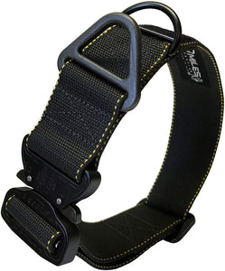 Miles Tactical Cobra Dog Collar for Large Dogs Heavy Duty