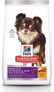 Hill's Science Diet Dry Dog Food, Adult, Small & Mini Breeds, Sensitive Stomach & Skin, Chicken Recipe