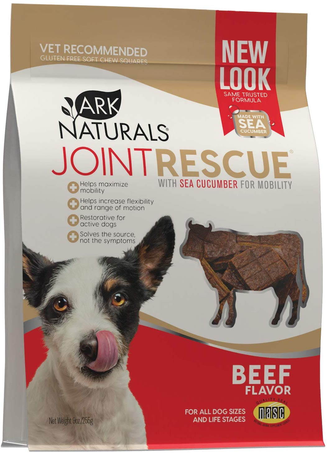 Ark Naturals Sea Mobility Joint Rescue Dog Treats, Joint Supplement with Glucosamine & Chondroitin