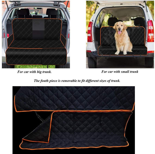 Purrpy Waterproof Pet Dog Car Seat Covers SUV Truck, Universal Fit Pet Protectors for Cars, Trucks, SUV, Underside Grip