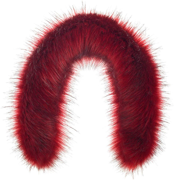 Futrzane Faux Fur Trim For Hood Replacement - Like Real Fur - Buttons Included