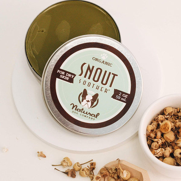 Natural Dog Company – Snout Soother - All-Natural Remedy for Chapped, Crusty and Dry Dog Noses - Veterinarian Recommended