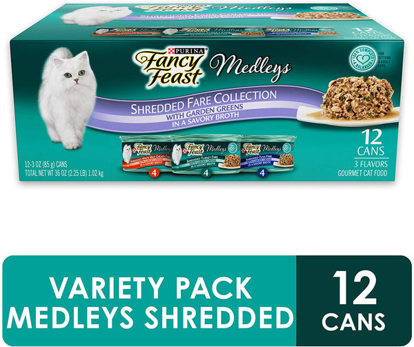 Purina Fancy Feast Medleys Adult Wet Cat Food Variety Pack