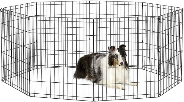 New World Pet Products Foldable Metal Exercise Pen & Pet Playpen