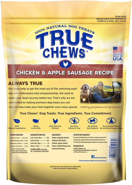 True Chews Chicken and Apple Sausage Recipe 12 oz