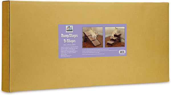 Pet Studio Pine Frame Dog RampSteps