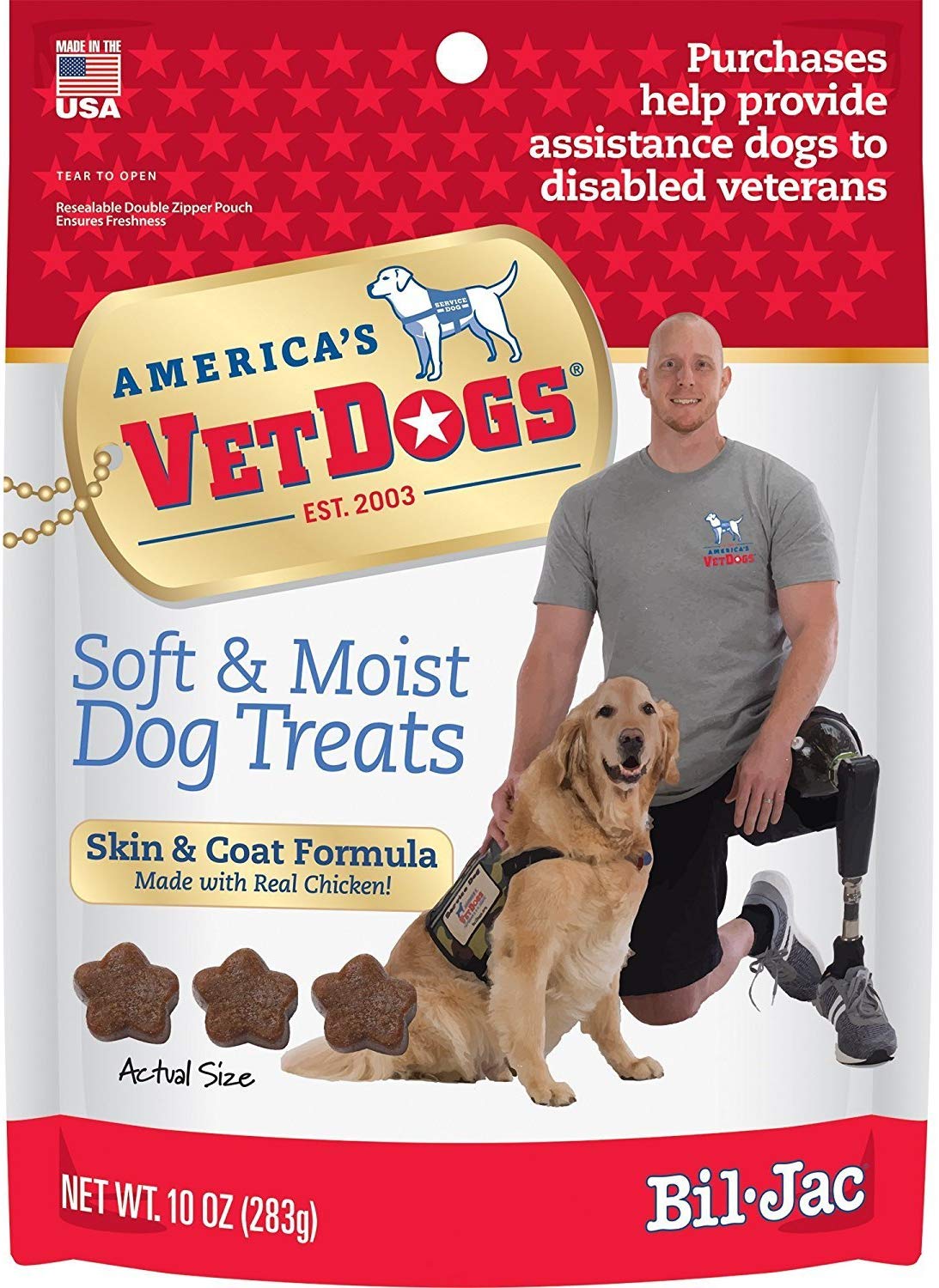 Bil-Jac VetDogs Skin & Coat Soft Treats