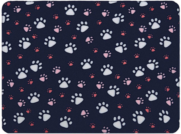 ALLISANDRO Premium Fluffy Dog Blanket Soft and Warm Fleece Blanket for Pet and Throw Cute Paw Print Puppy Cat Blanket Durable and Washable Multi Color Multi Size Avaiable