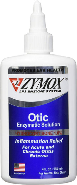 ZYMOX Pet King Brand Otic Pet Ear Treatment with Hydrocortisone