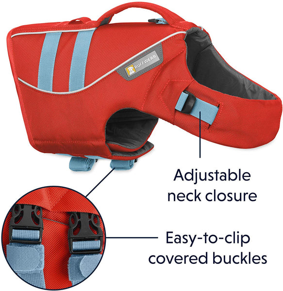 RUFFWEAR - Float Coat Dog Life Jacket for Swimming, Adjustable and Reflective