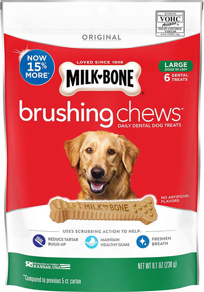 Milk-Bone Brushing Chews Daily Dental Dog Treats