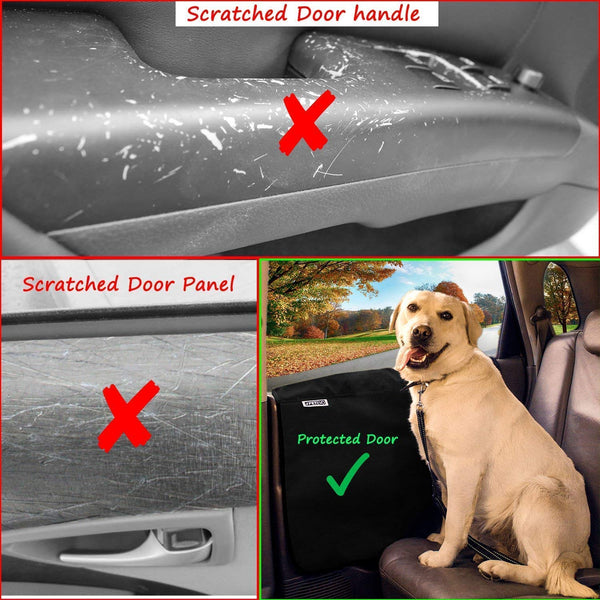 Car Door Protector - Pet Dog Car Door Cover Protector, Guard for Car Doors, Anti Scratch Waterproof, Safe for Dogs, Fits Any Vehicle