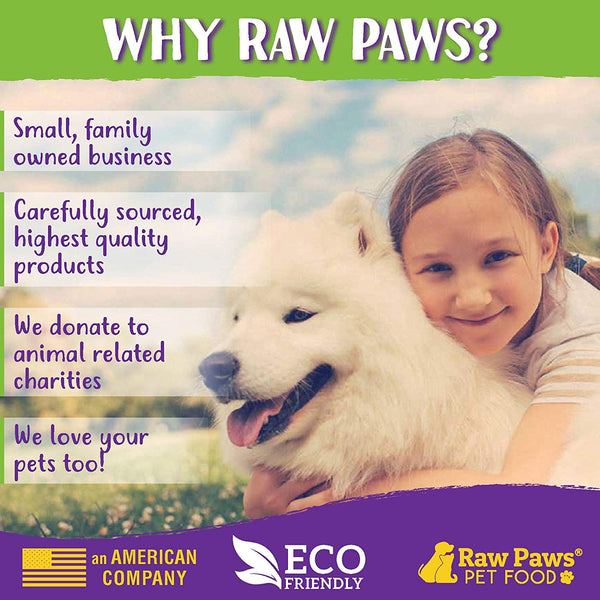 Raw Paws Frozen Raw & Powdered Goat Milk for Dogs & Cats - Made in USA - Milk Replacer for Puppies & Kittens - Goats Milk Supplement for Pets - Pet Food Topper & Enhancer