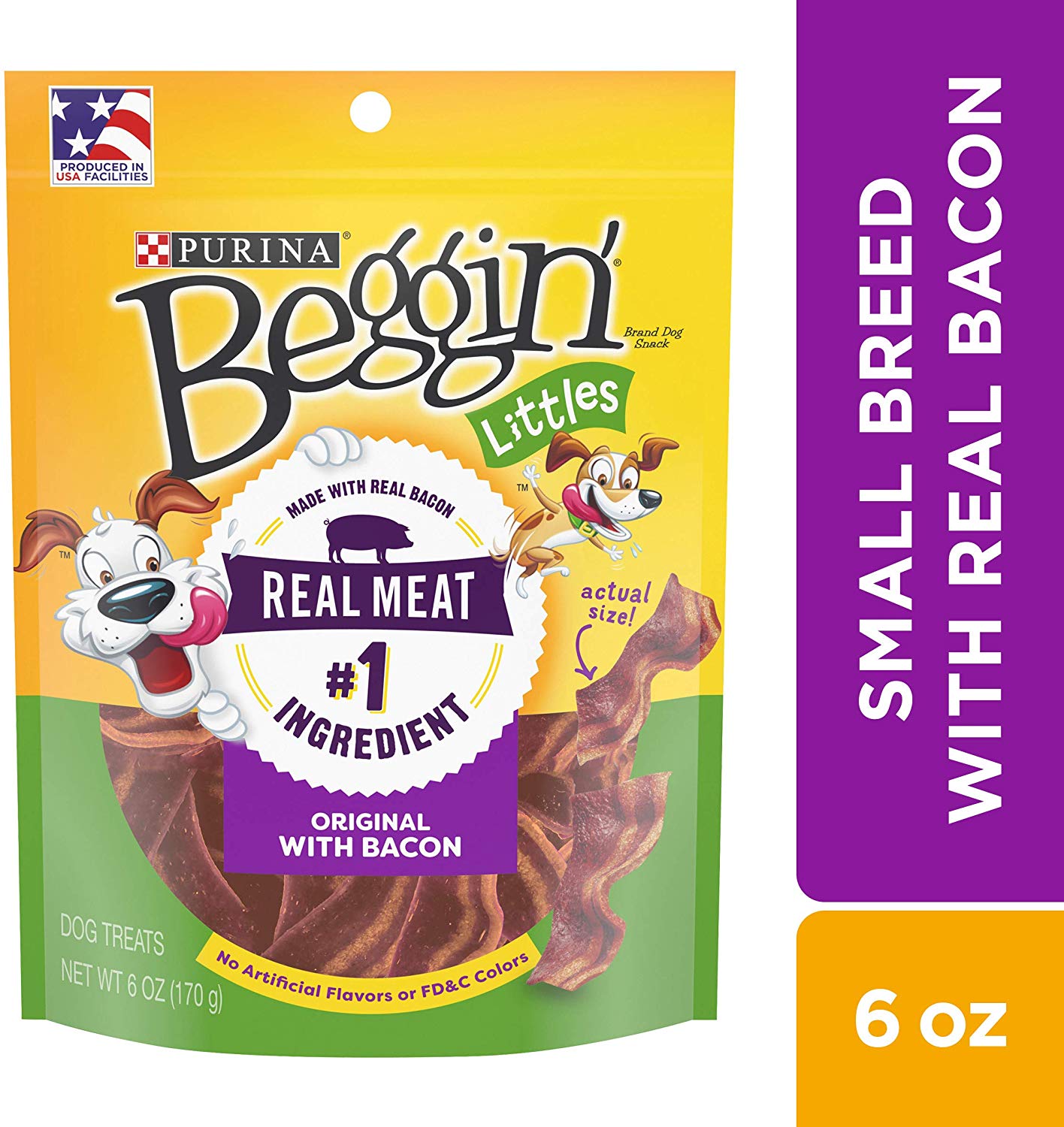 Purina Beggin' Littles Bacon Flavor Adult Dog Treats