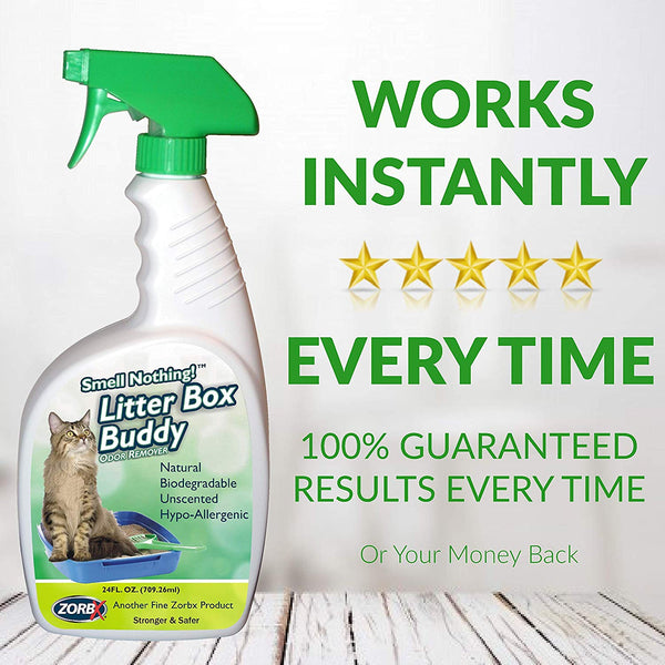 ZORBX Cat Litter Box Buddy Odor Remover