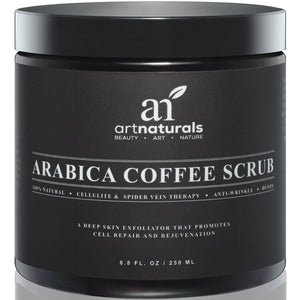 Crema Anti-Celulitis Y Anti-Estrias a Base De Cafe Organico Natural - Bote De 8.8 Onzas