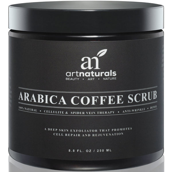 Crema Anti-Celulitis Y Anti-Estrias a Base De Cafe Organico Natural - Bote De 8.8 Onzas