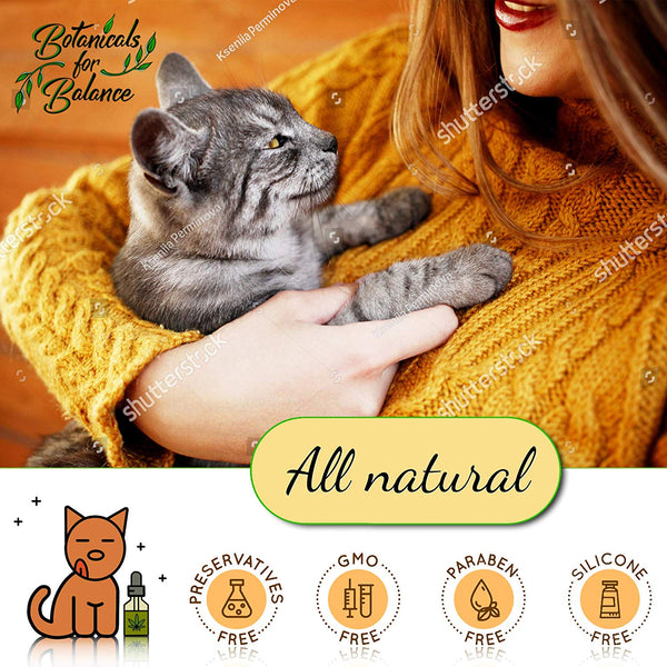 Botanicals for Balance Pet Drops Hemp Extract Supplements for Stress, Anxiety, Support Joints, Immune Function, Overall Wellness and Healthy Aging.