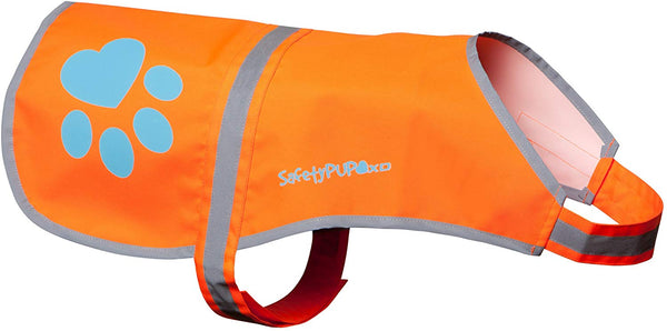 SafetyPUP XD - Protect Your Best Friend. Our Hi-Vis Fluorescent, Reflective Dog Vest Provides Crucial Visibility Helping You Safeguard Your Pet from Cars & Hunting Accidents, On or Off Leash