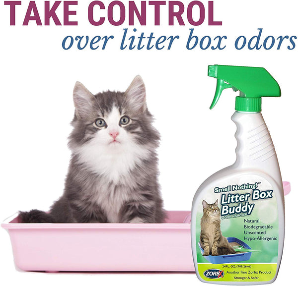 ZORBX Cat Litter Box Buddy Odor Remover