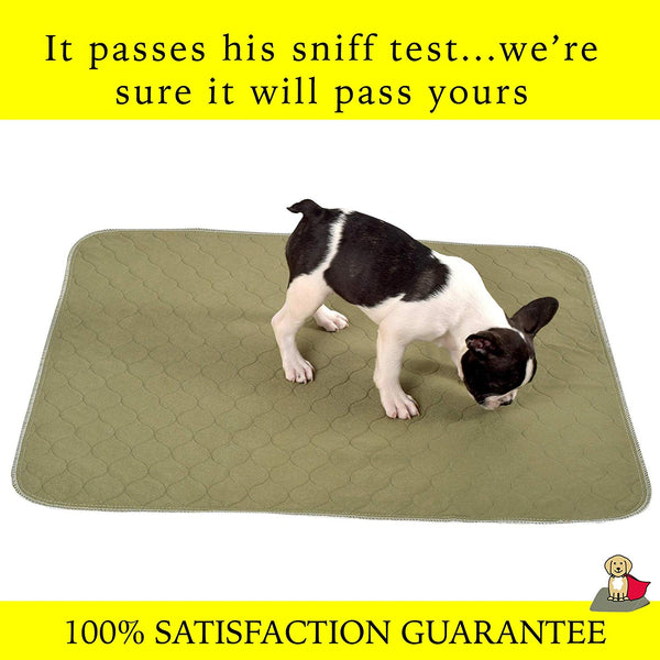 Millie Mats Puppy Pads Washable Dog Training Pee Pads Absorbent Use in Whelping, Crate, Car, Carpet, Furniture. for Incontinent Senior or Sick Pets.