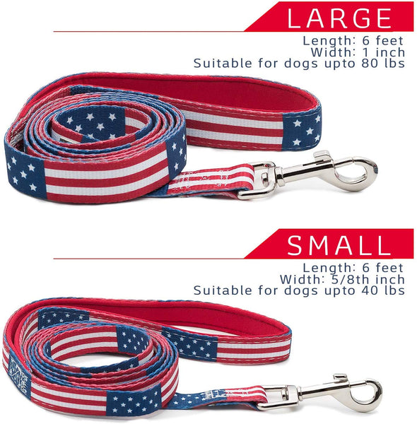 American Flag Dog Leash